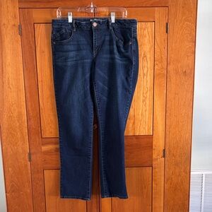 Wit & Wisdom Deep Blue Straight Leg Jeans